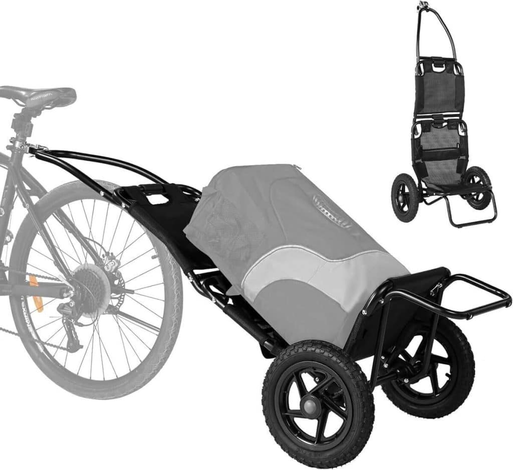Test : remorque vélo pliable Sepnine, pratique et solide