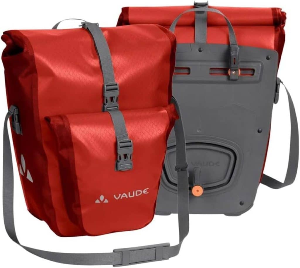 Test Vaude Aqua Back Plus : sacoches étanches 51L pour vélo