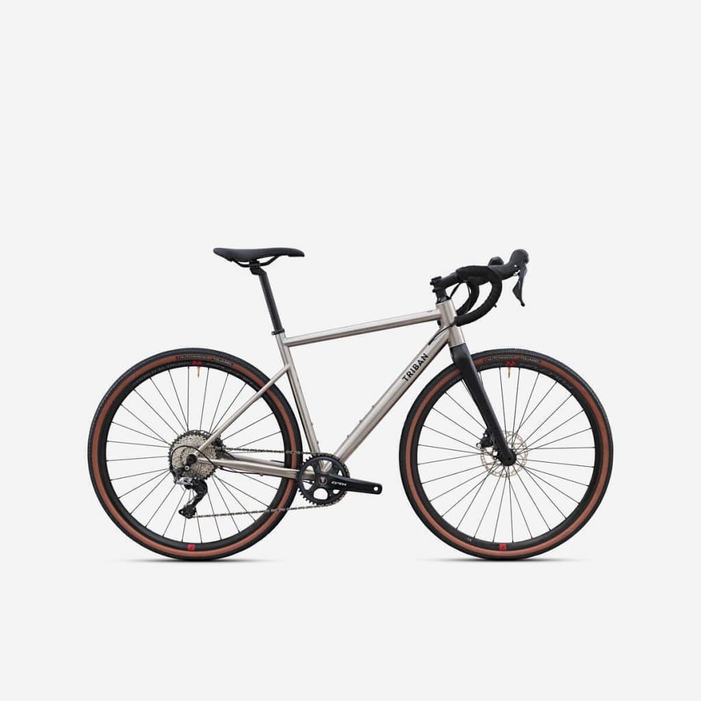 Test : vélo gravel Triban GRVL 900 homme cadre titane Decathlon