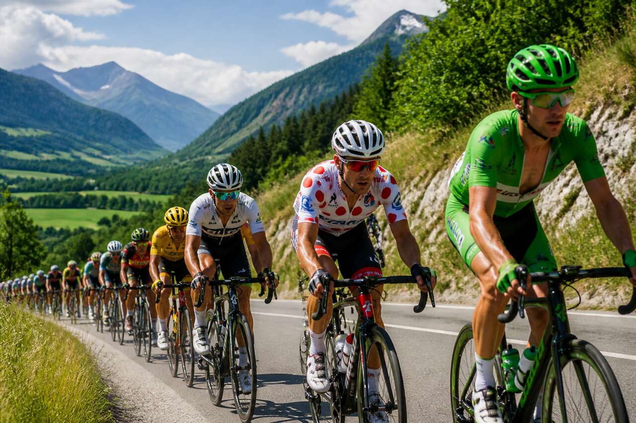 Maillots et autres classements 2026 : vert, &agrave; pois, blanc et &eacute;quipes