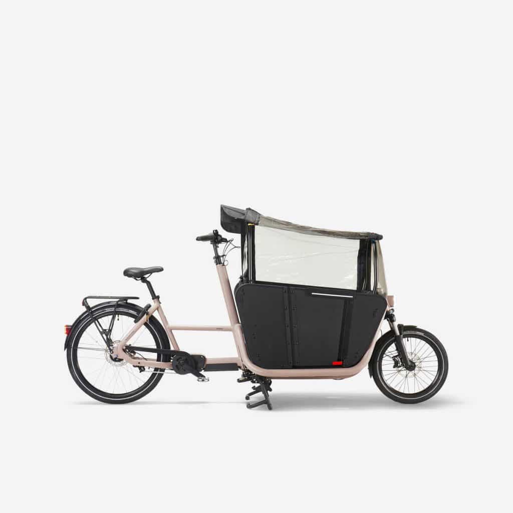 Test du vélo cargo électrique Decathlon F900E : efficacité familiale