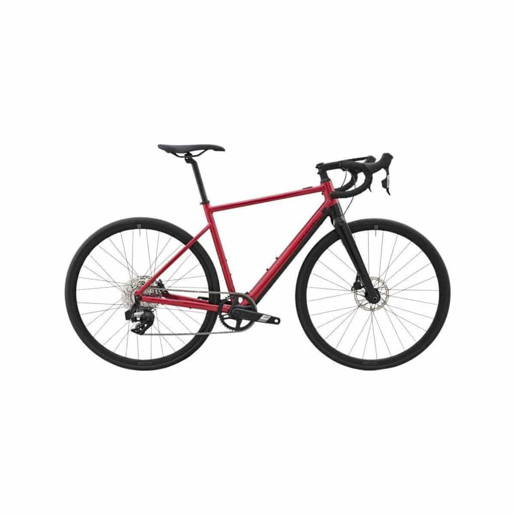 Test du vélo de route électrique Decathlon Sram Apex AXS rouge