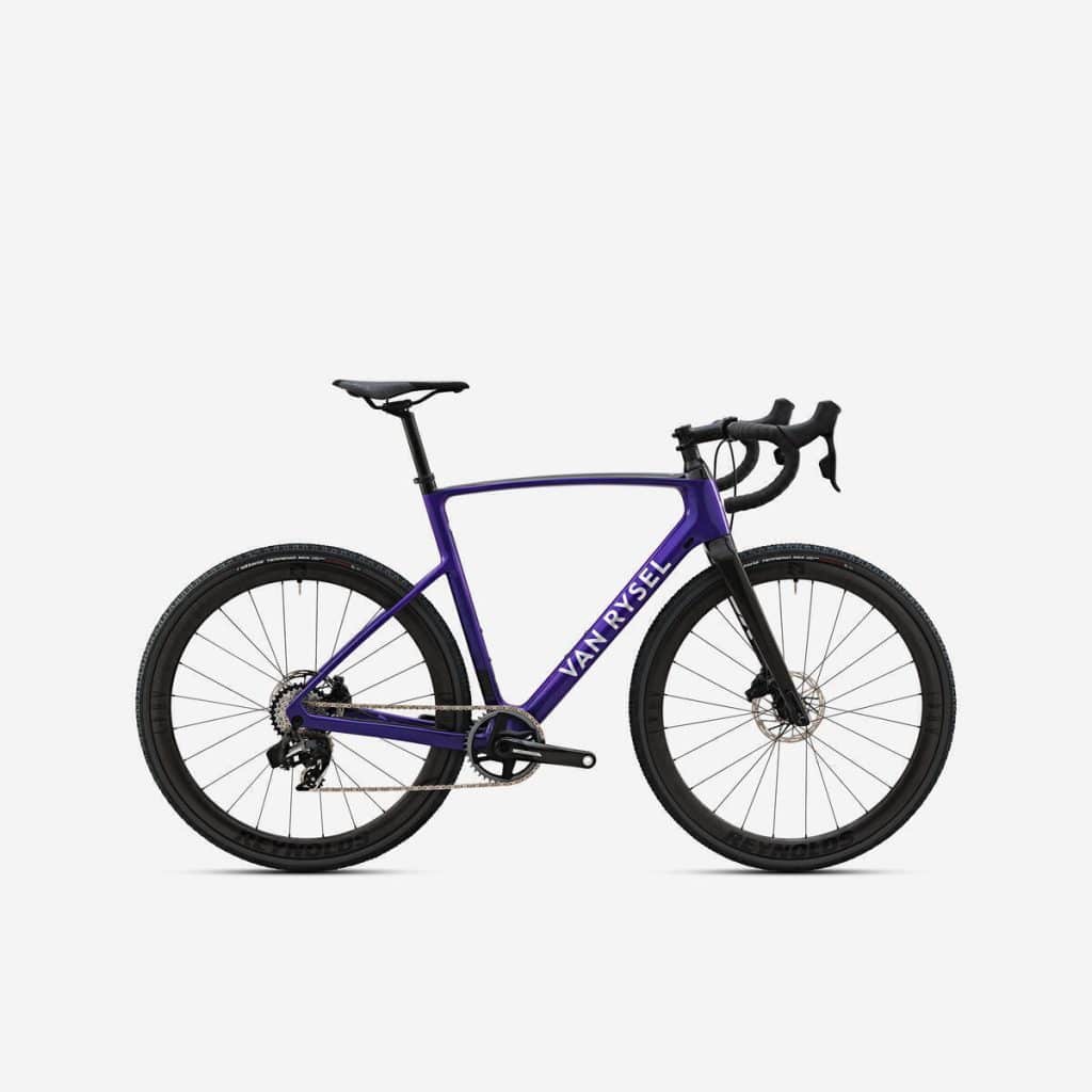Test : vélo de cyclocross RCX II Decathlon purple