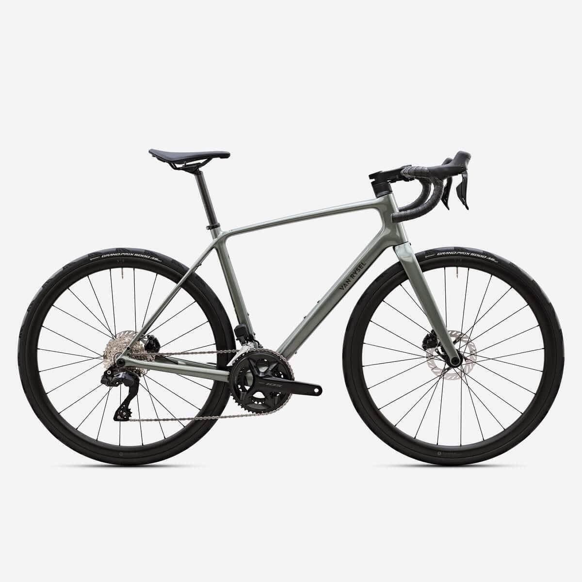 Test vélo route endurance Decathlon : shimano 105 DI2 EDR CF ULTRA