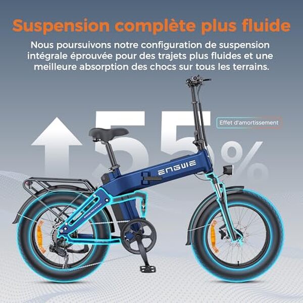 Découvrez notre test détaillé du vélo électrique pliable ENGWE Engine Pro 3.0 Boost avec ses 130 km d'autonomie. Avis complet, performances et caractéristiques techniques. 