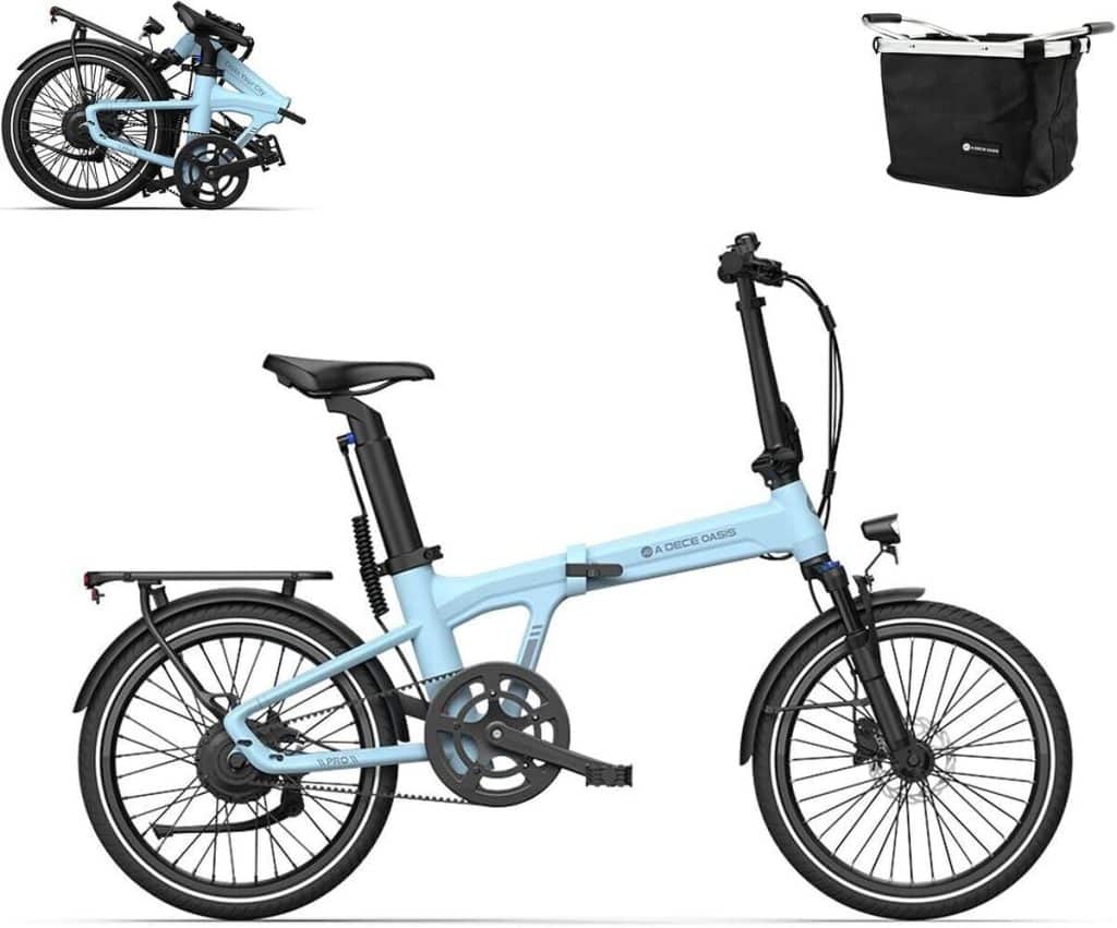 Test : ado Air20Pro, vélo électrique pliable avec moteur bafang et batterie amovible