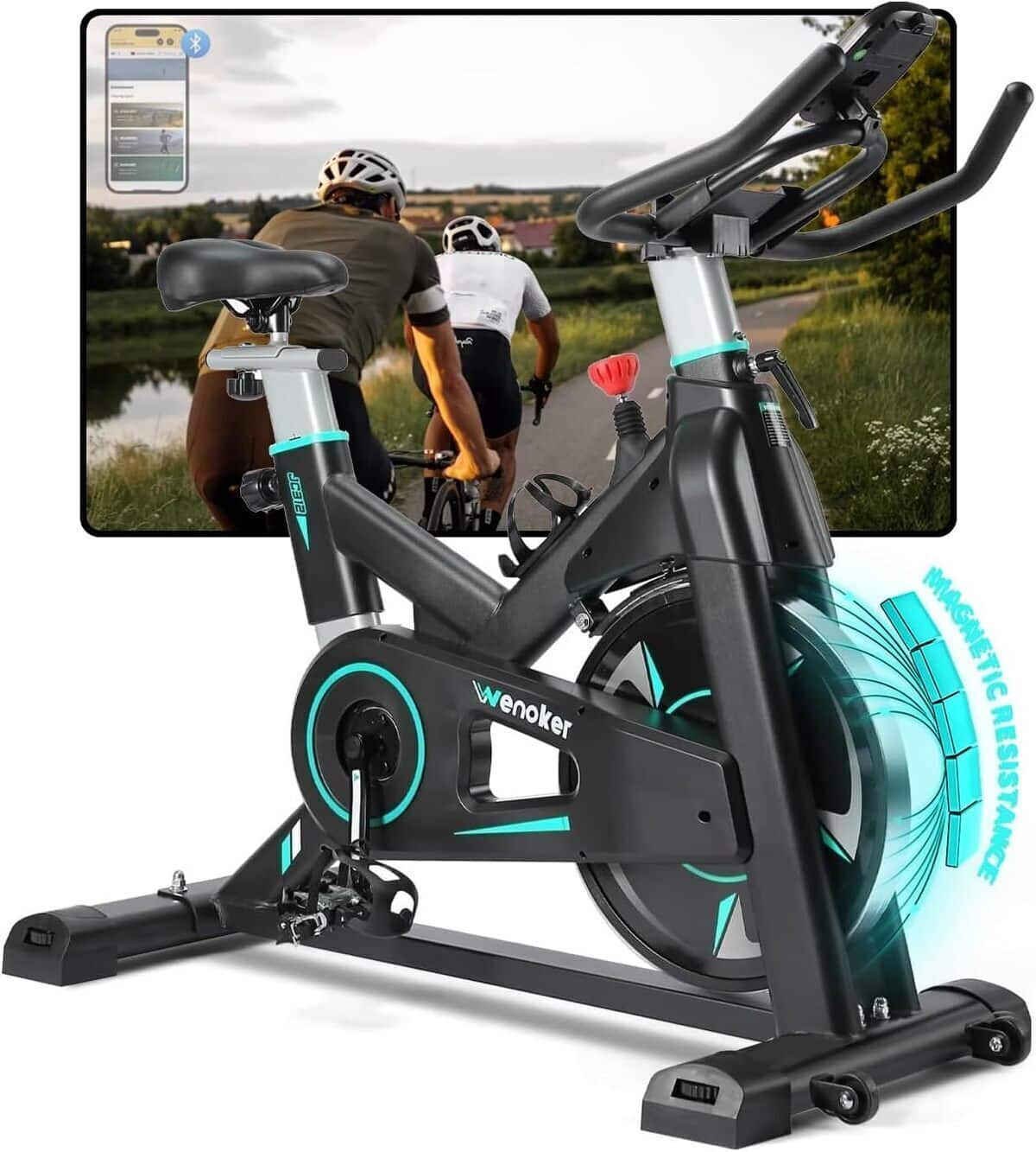 Test du vélo d'appartement connecté Wenoker : silence assuré