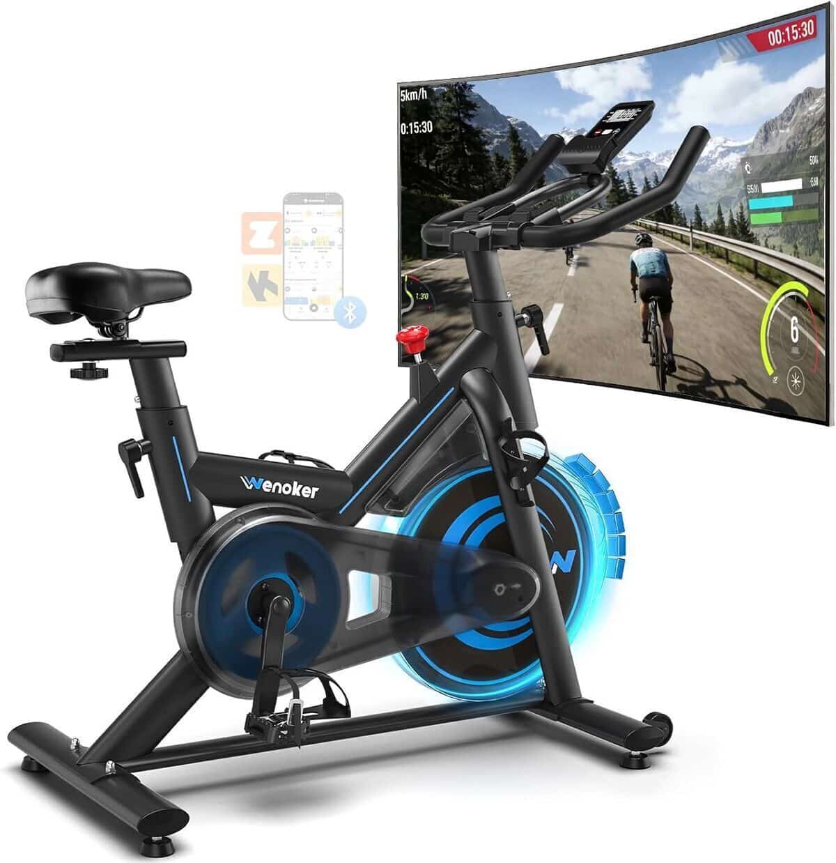 Test du vélo d'appartement Wenoker : silencieux et connecté