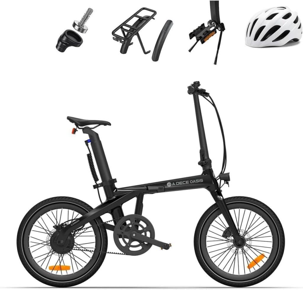 Test du vélo électrique pliable ADO AirCarbon 20″ ultra léger