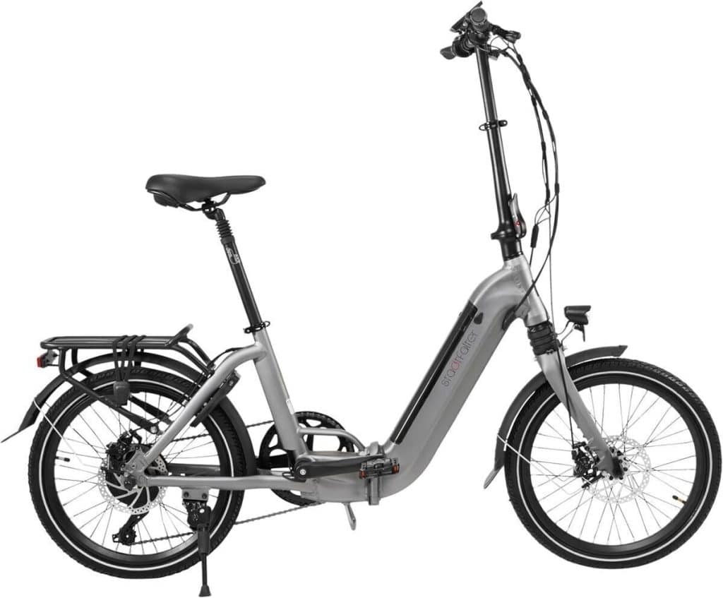 Test du vélo pliant électrique AsVIVA B13 Stadtfalter 36V