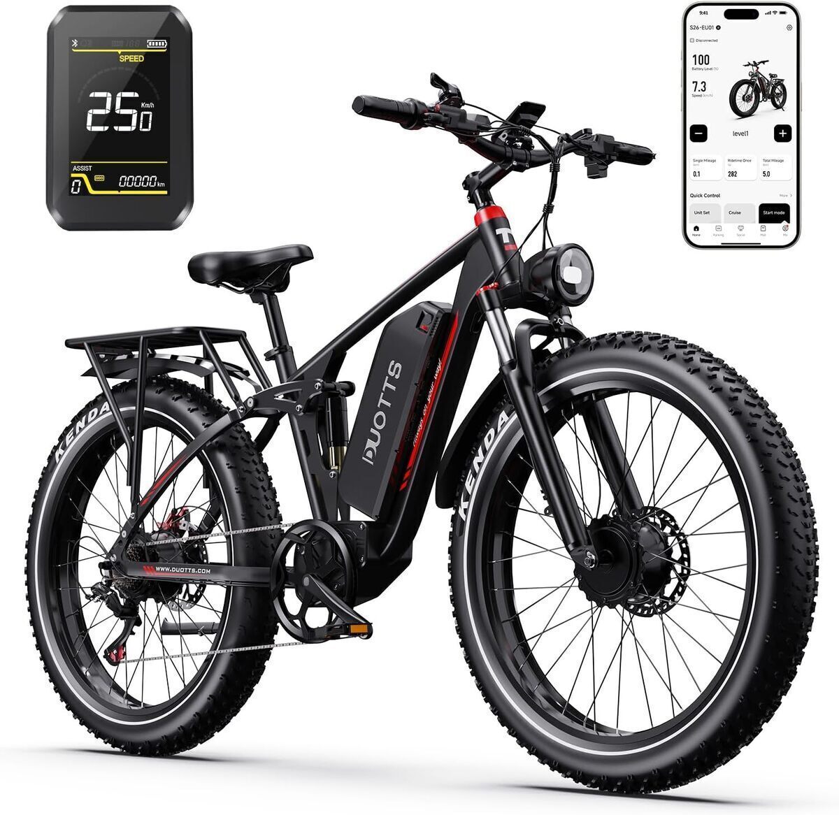 Test : vélo électrique Duotts S26 double moteur 250W