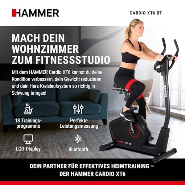 Découvrez notre test complet du vélo Hammer Cardio XT6 : analyse détaillée de ses performances, confort d'utilisation et avis sur ce modèle de vélo d'appartement haut de gamme.