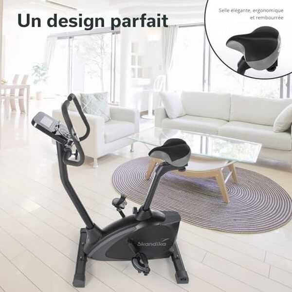 Découvrez notre test détaillé du vélo d'appartement Skandika Vinneren avec 16 niveaux de résistance. Avis, caractéristiques et performances pour votre entraînement à domicile. 