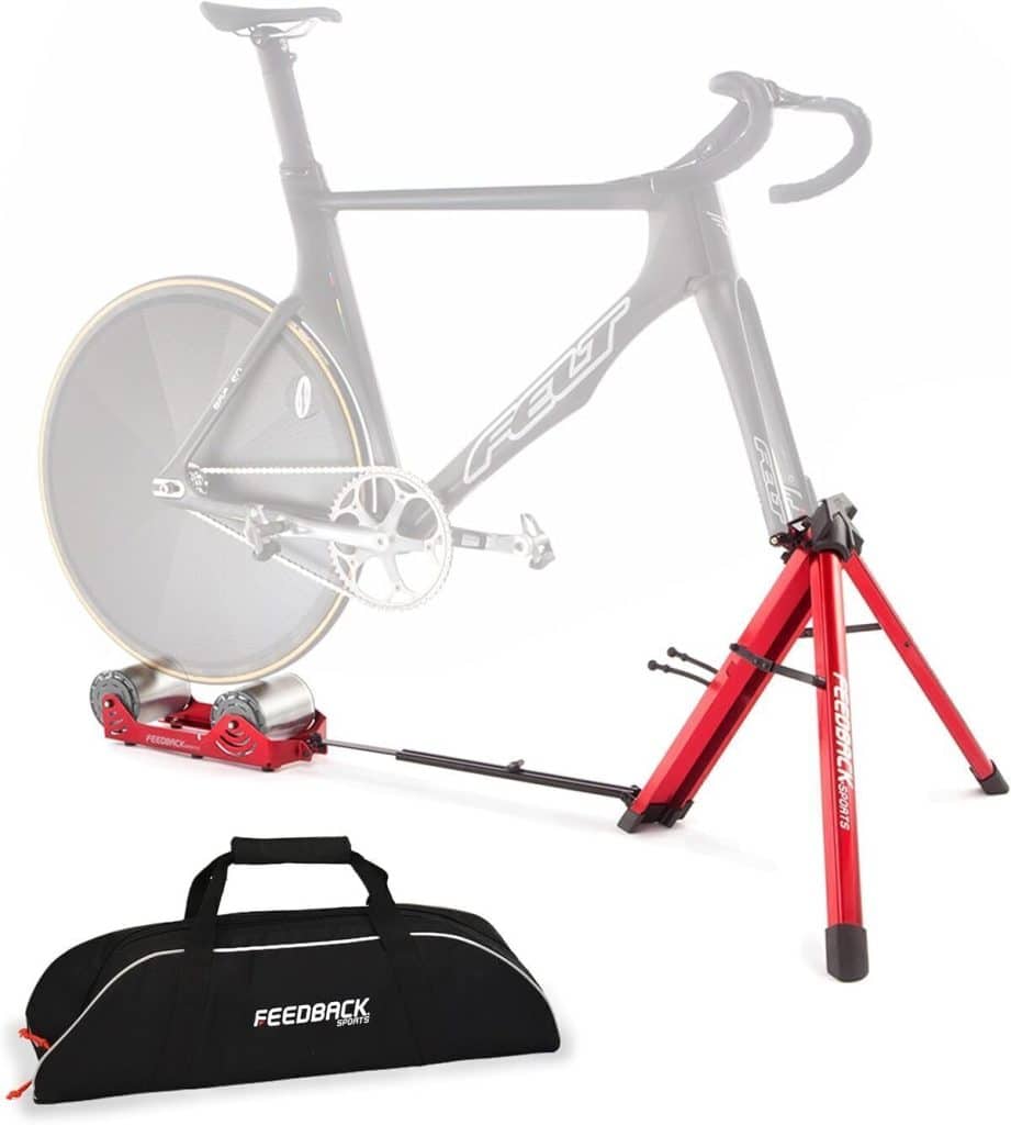 Test du Feedback Sports Omnium Zero-Drive : vélo d'entraînement portable rouge