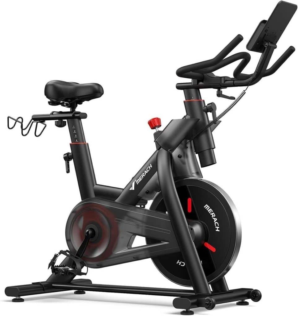 Test du vélo d'appartement Merach : résistance magnétique et auto-alimentation