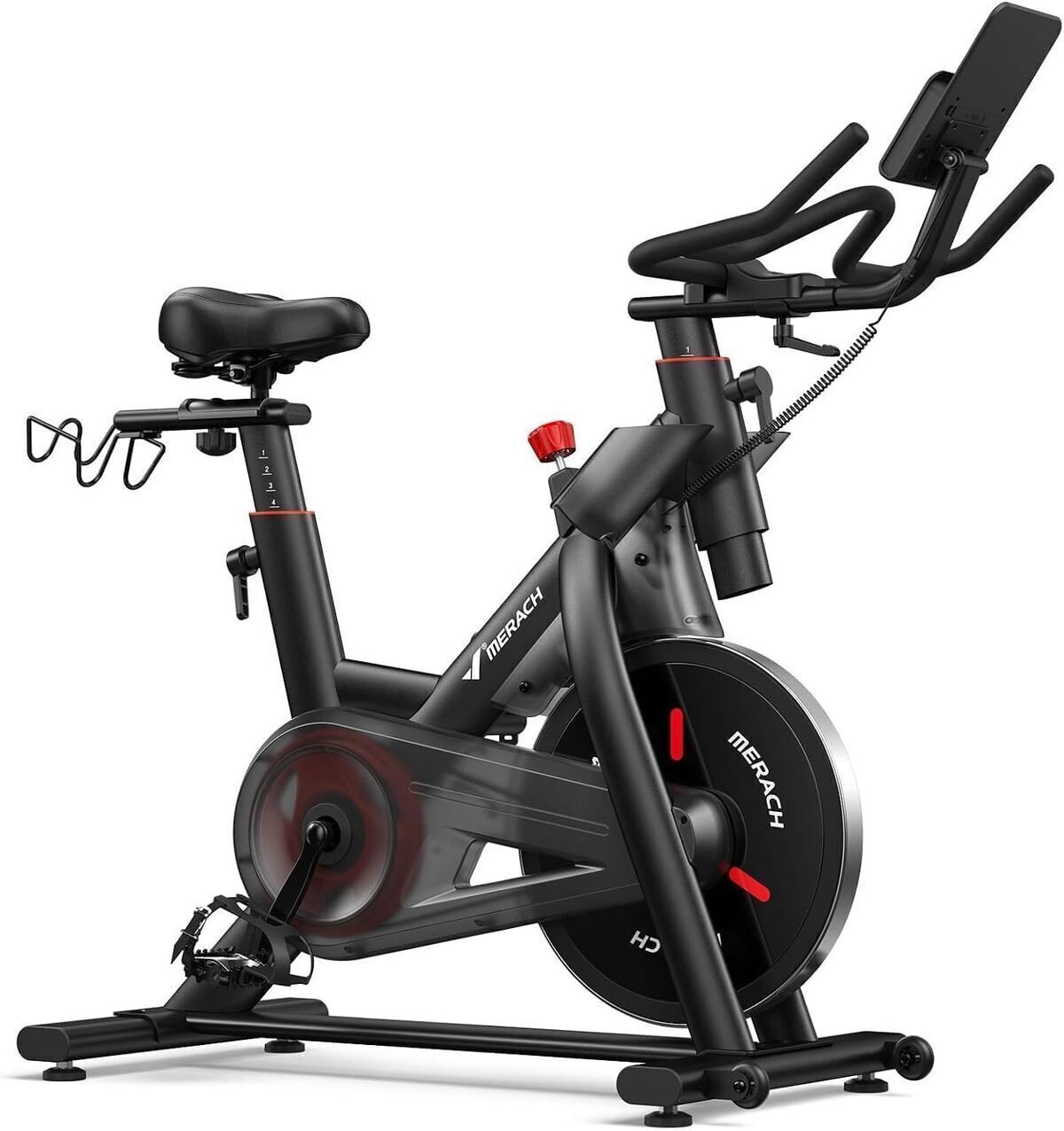 Test du vélo d'appartement Merach : résistance magnétique et auto-alimentation