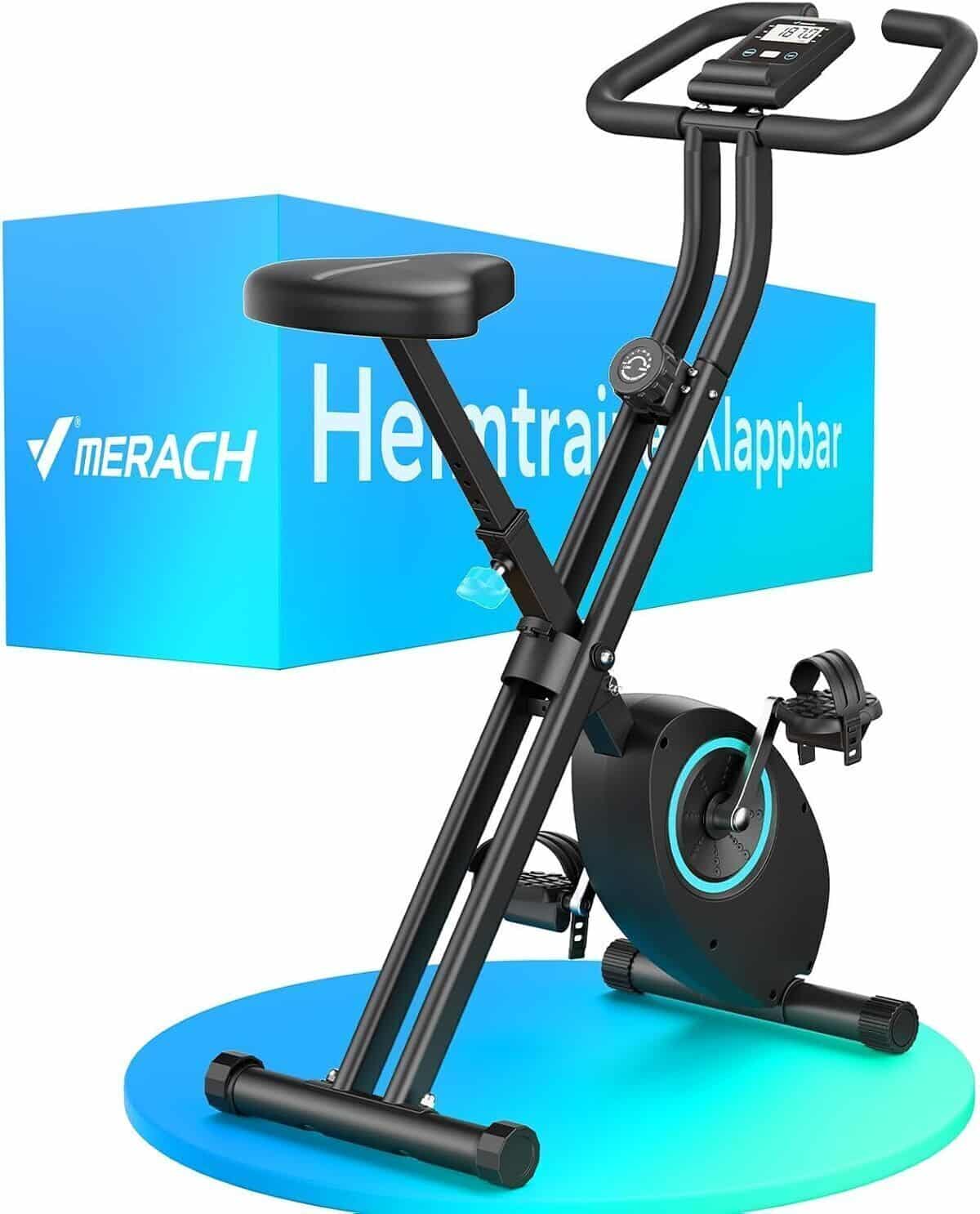 Test du vélo d'appartement pliable MERACH : gain de place et confort