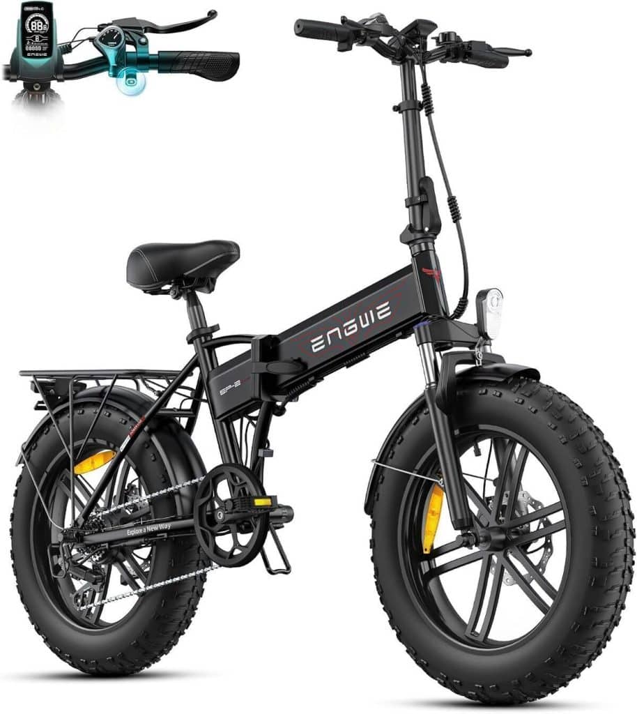 Test du vélo électrique pliable ENGWE EP-2 Boost : batterie 48V amovible