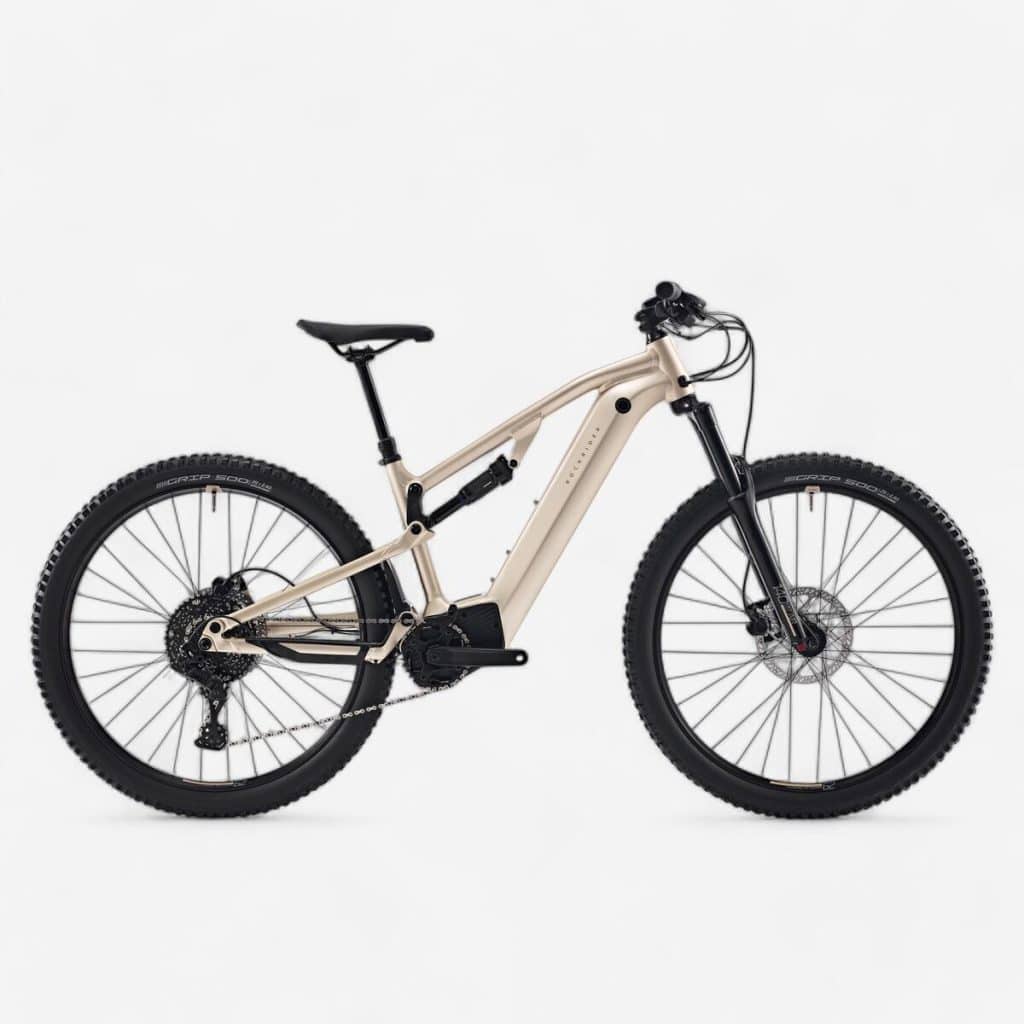 Test du vélo vtt électrique Decathlon E-EXPL 520 S : randonnée puissante et sableuse
