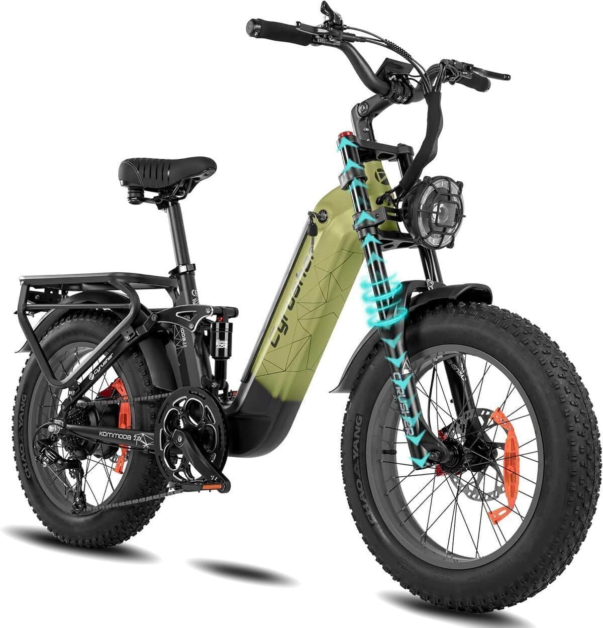 Test : vélo électrique Extrbici Kommoda3.0 250W, performance et style vert