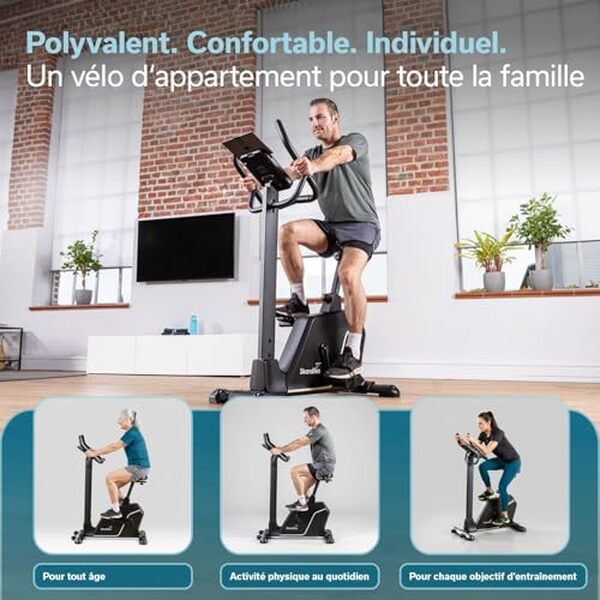 Découvrez notre test détaillé du vélo d'appartement Skandika Cykling P10 : 32 niveaux de résistance, bluetooth intégré et performances exceptionnelles pour votre entraînement à domicile. 