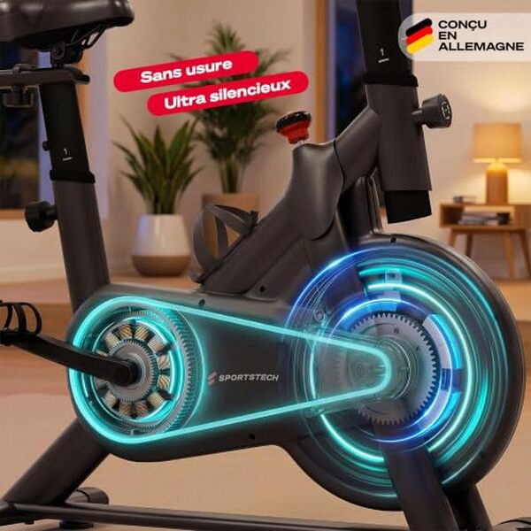Découvrez notre test complet du vélo d'appartement Sportstech SX175 : un ergomètre silencieux et connecté pour vos séances de fitness à domicile. Avis détaillé et performances.