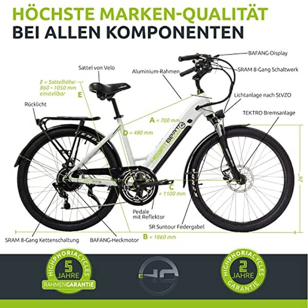 Découvrez notre test complet du vélo électrique Highphoria 26 pouces pour femme. Puissance, autonomie et performances : tout ce qu'il faut savoir avant d'acheter.
