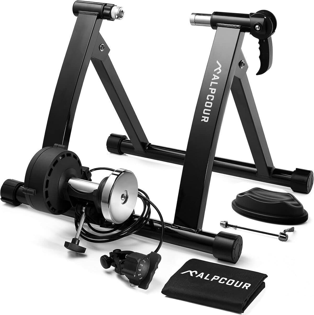 Test du support d'entraînement XWU : vélo d'intérieur portable, 6 résistances