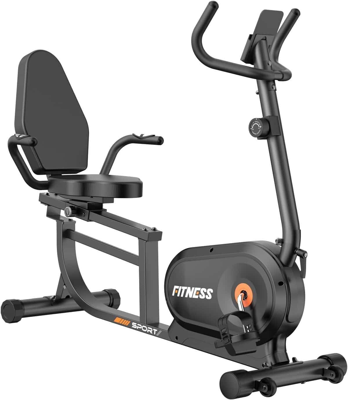 Test du vélo d'appartement Dskeuzeew : semi-allongé, 16 niveaux de résistance