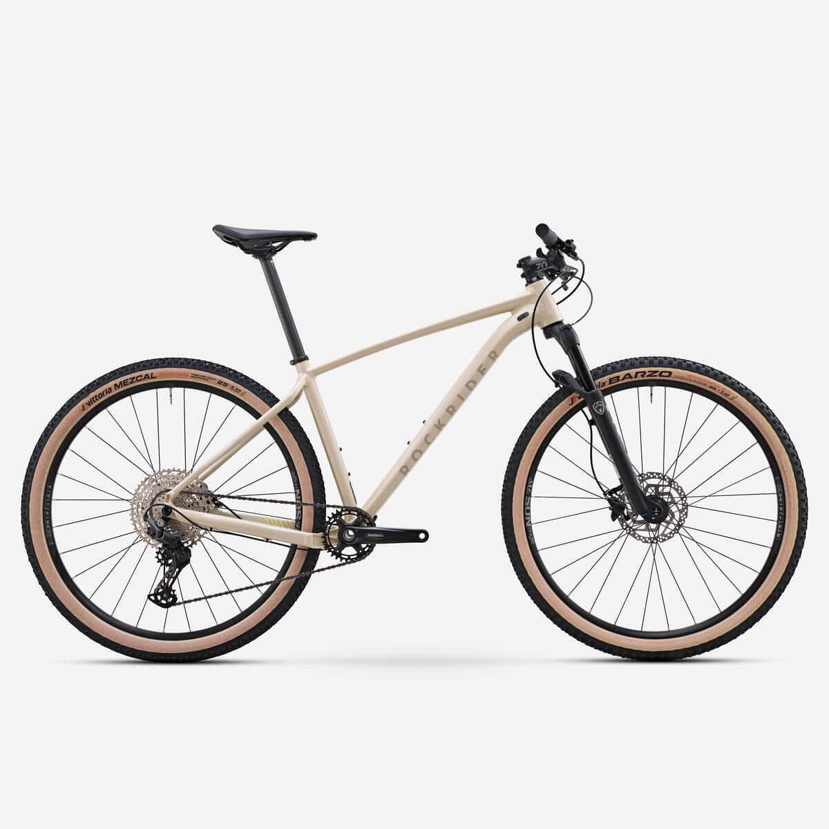 Test du vélo VTT Race 540 de Decathlon : cadre semi-rigide en aluminium