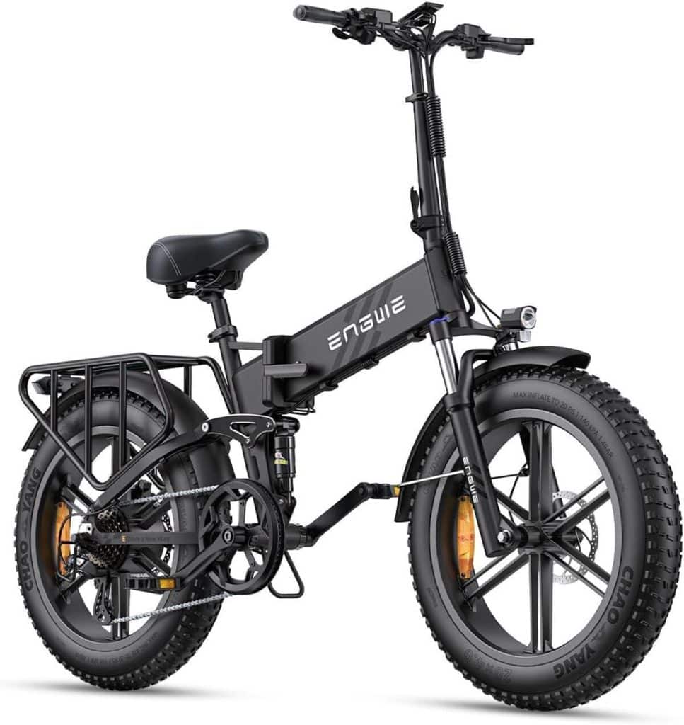 Test : engwe Engine Pro 2.0, vélo électrique pliable avec pneus fat tire