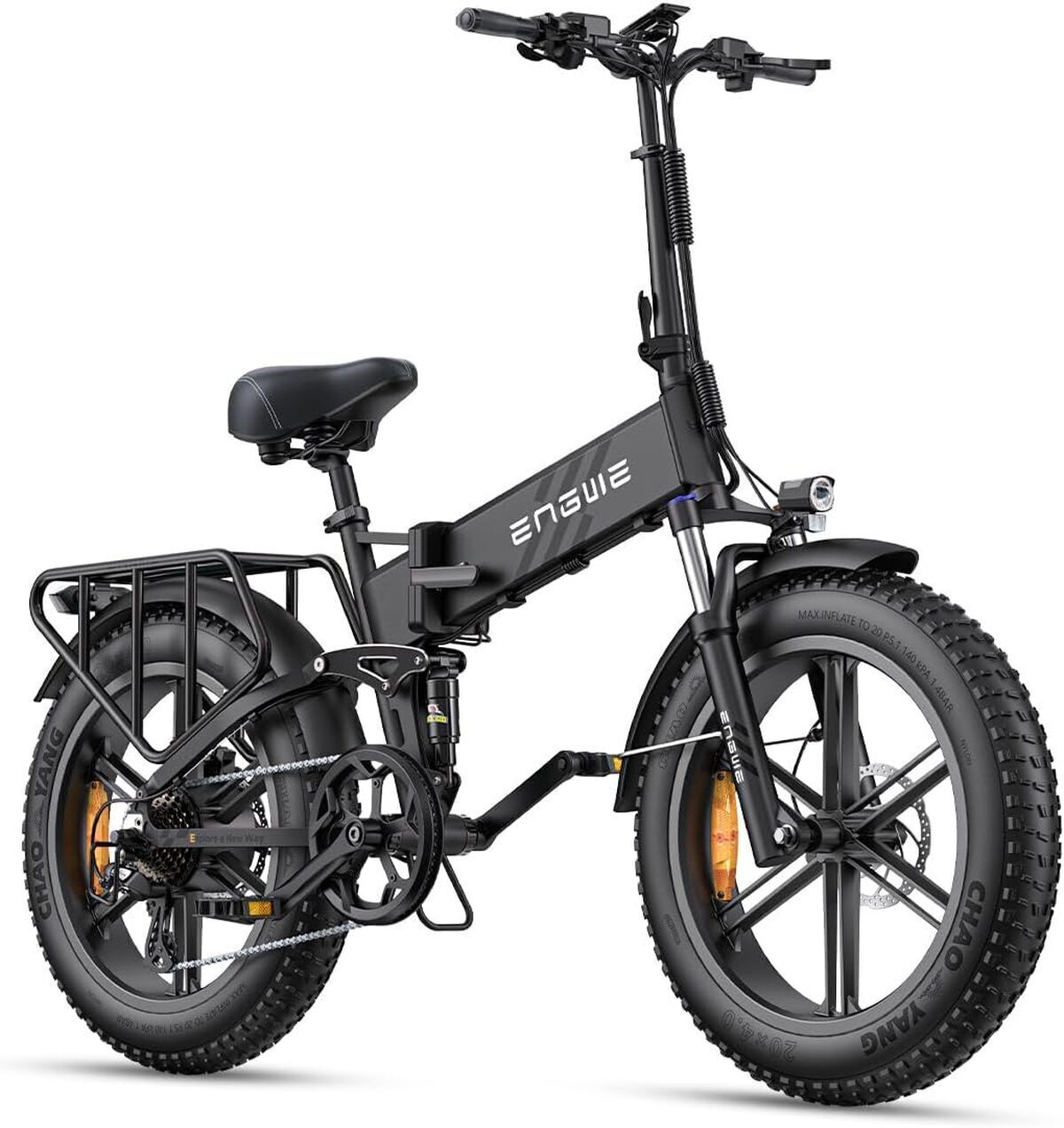 Test : engwe Engine Pro 2.0, vélo électrique pliable avec pneus fat tire