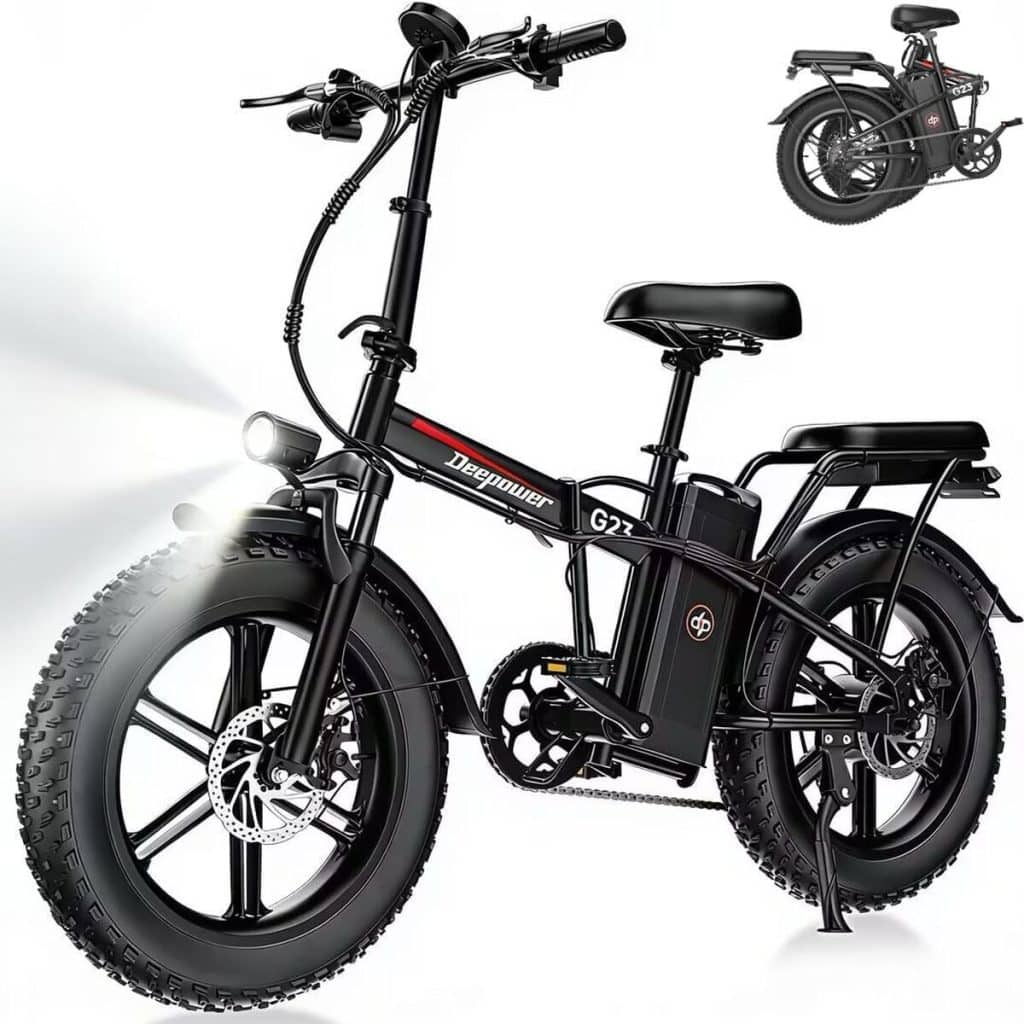 Test : vélo électrique DEEPOWER 26", batterie amovible et suspension avant