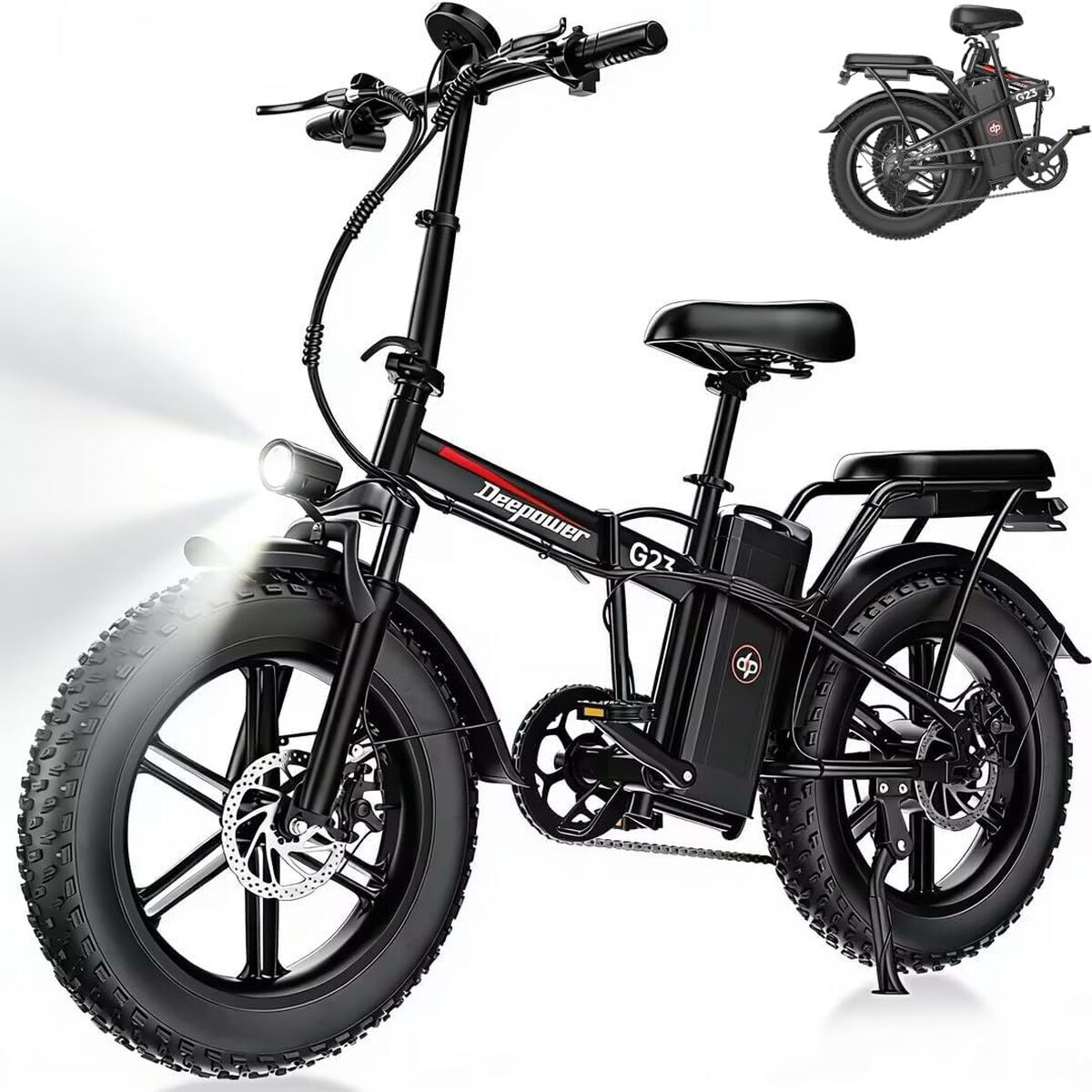 Test : vélo électrique DEEPOWER 26", batterie amovible et suspension avant