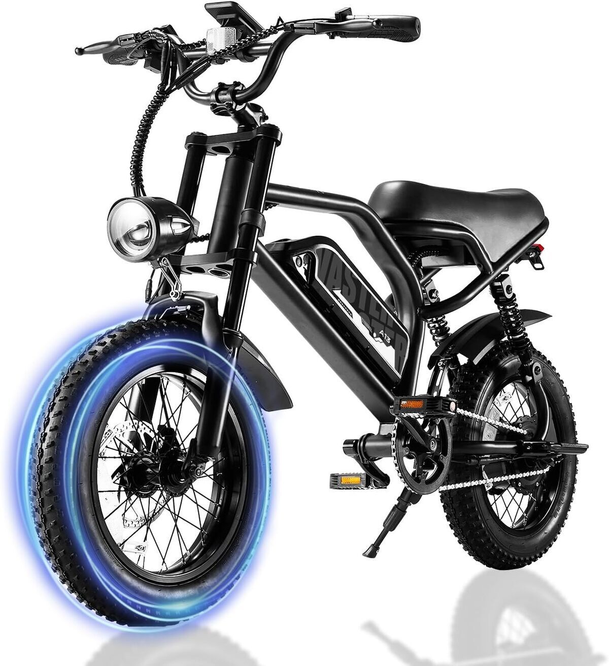Test : vélo électrique femme Fat bike 20" batterie amovible rose